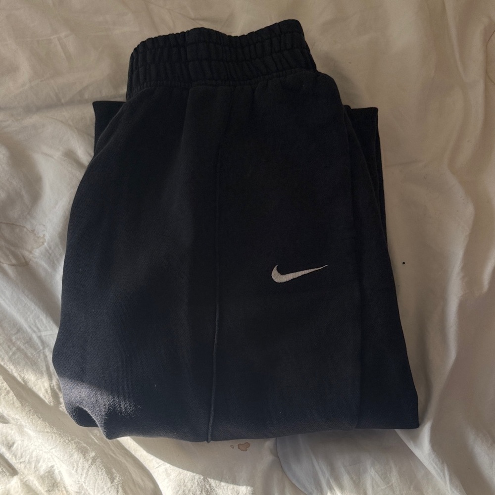 Nike Black Joggers with White Logo